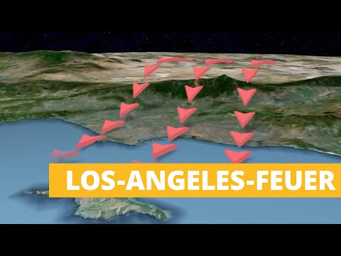 Santa-Ana-Winde: Wie sie die Brände in Los Angeles anheizen
