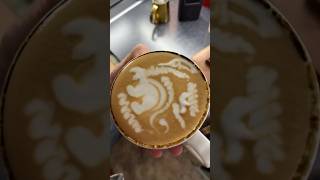 T-REX🦖☕ #trex #тиранозавр #coffeejobs #coffe #barista #lapavoni #latteart #capuchino #youtube #lelit