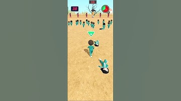 part 🚷💔😭 squid game 3D viewing k sniper challenge #squidgame #jondada #viral #shorts