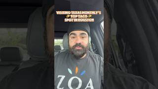 Visiting Texas Monthlys Highest Rated Taco Spot In Houston