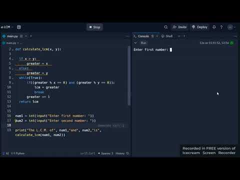 Python Program to Find LCM