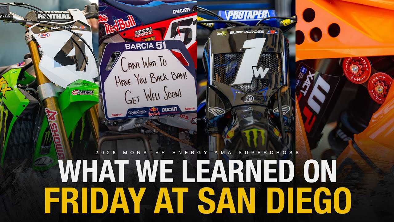 Sexton's bike overhaul, Deegan's penalty, Prado vs Tomac's engines | What we learned on Friday