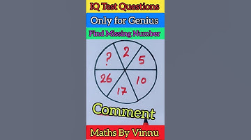 Reasoning Questions | Find missing number | Only for genius |#shorts #maths