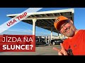 Jízda na sluneční energii: Tesla Supercharger Baker, Kalifornie | TESLACEK.TV