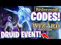⚡*DRUID EVENT* ROBLOX WIZARD ALCHEMY CODES | ALL NEW DRUID UPDATE CODES FOR WIZARD ALCHEMY