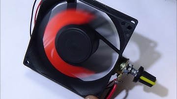 How To Make Cooling Fan Speed Control Circuit - Homemade Project