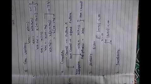 Basic properties of Signal and System Part 1