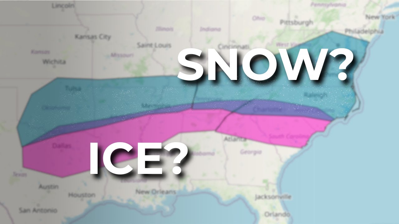 Major WINTER STORM Possible This Weekend for the South - YouTube