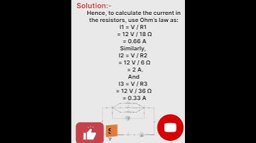 Parallel Circuit | Numerical Problem | Ohm