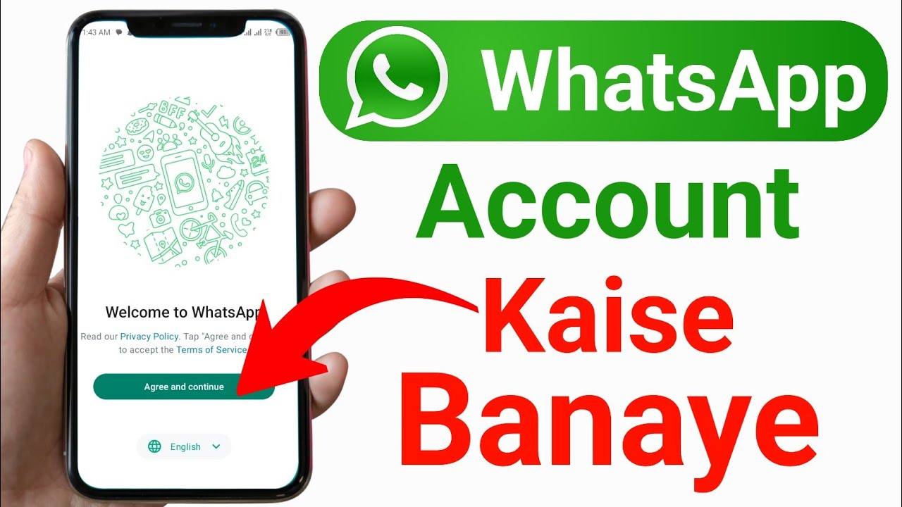 WhatsApp id banane ka tarika How To Create WhatsApp Account YouTube