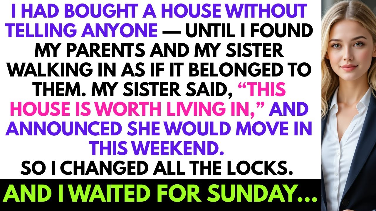 I Had Bought a House Without Telling Anyone — Until I Found My Parents and My Sister Walking In...