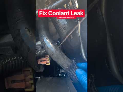 How to Fix a Coolant Leak on the Side of the Road