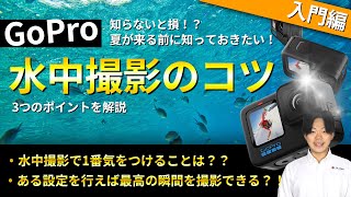 【GoPro 水中撮影のコツ】知らないと損してしまうかも！！海・川・プールで大活躍