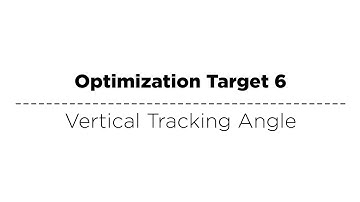 7 Analog Alignment Targets - Video #5: Vertical Tracking Angle