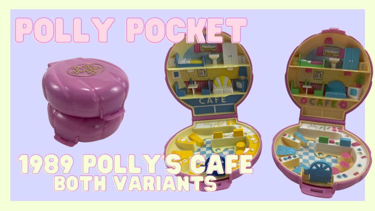 TOY TOUR: 1989 Polly's Café Playset (and variant!) | Vintage Polly Pocket Collection