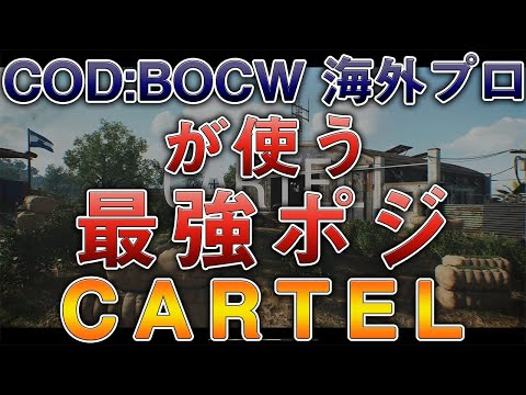 〖COD:BOCW〗海外プロが使う "最強ポジ" CARTEL編