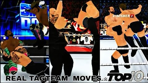 WR3D 2K22:| REAL TAG TEAM MOVES TOP10 MOMENTS|