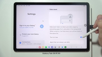 Samsung Galaxy Tab S10FE/FE+: How to Turn On/Off Mobile Data Saver