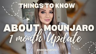 MY FIRST MONTH IN MOUNJARO | Everything you should know!
