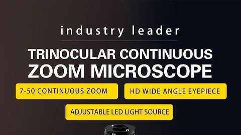 RF4 new trinocular microscope head 7-50X cofocal continuous zoom stereo microscope