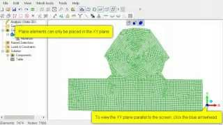 Plane and solid elements in LISA