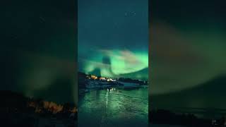 Beautiful Aurora In North Pole Before Turkey Earth