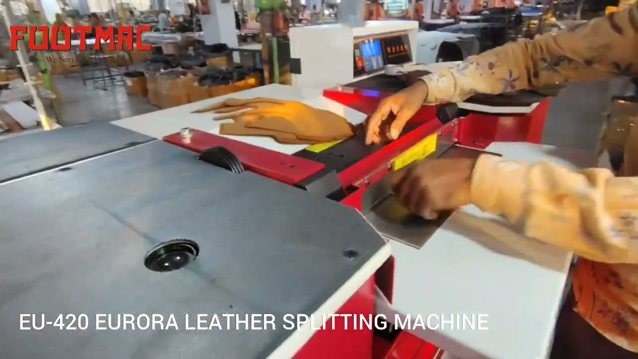 LEATHER SPLITTING MACHINE | SHOE UPPER SPLITTING MACHINE | EURORA | FOOTMAC