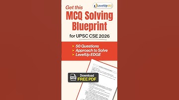 50 MCQs Blueprint to Crack UPSC Prelims 2026 | Free Download #shorts