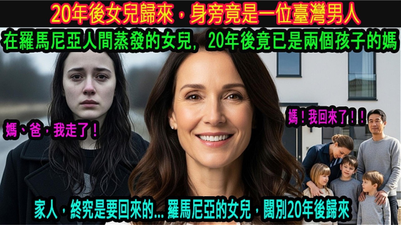 [海外感人奇蹟] 苦等20年！羅馬尼亞失蹤女兒終返家，身旁多了台灣女婿和兩個可愛的孫子！