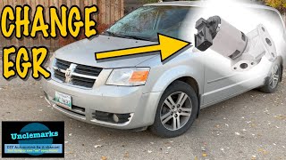 P0404 How to replace EGR valve on Grand caravan & other Chrysler Dodge vehicles (EP 258) VW Routan