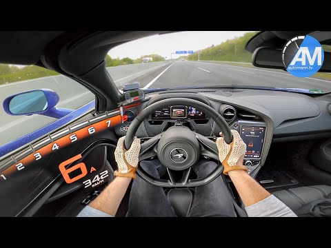 McLaren 720s | 330+ km/h on unlimited Autobahn | by Automann