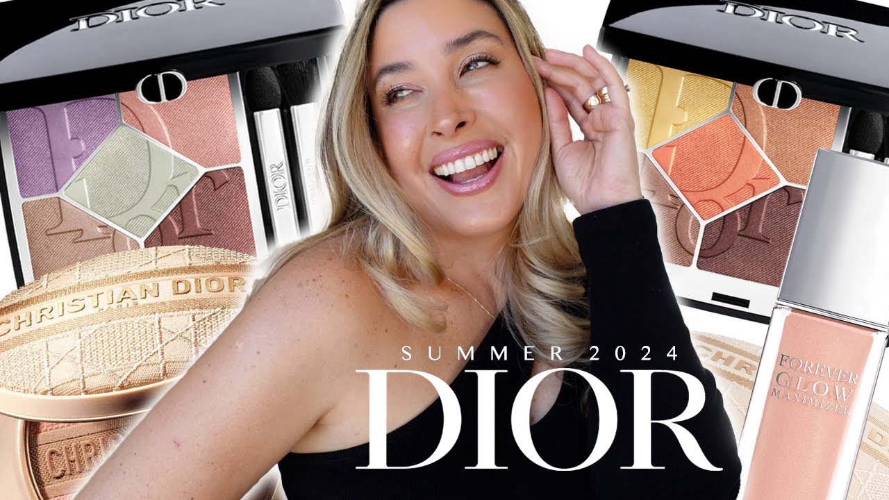 DIOR SUMMER 2024 COLLECTION : DIOR PASTEL GLOW, CORAL FLAME Eyeshadow ...