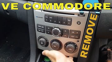 VE Commodore Centre Console Dash CD Unit Removal (Omega and other basic units) G8 Pontiac