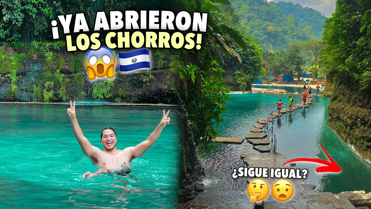 ¡YA ABRIERON LOS CHORROS EN EL SALVADOR! 🇸🇻🏖 ¿Sigue igual? 🤔