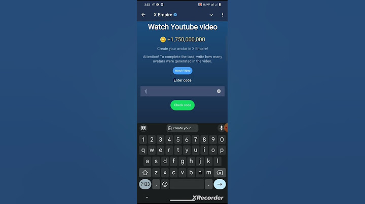 create your avatar in x empire code