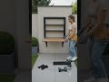 I Turned a Plain Outdoor Wall Into a Luxury Fold-Out Picnic Kitchen! #home #diy