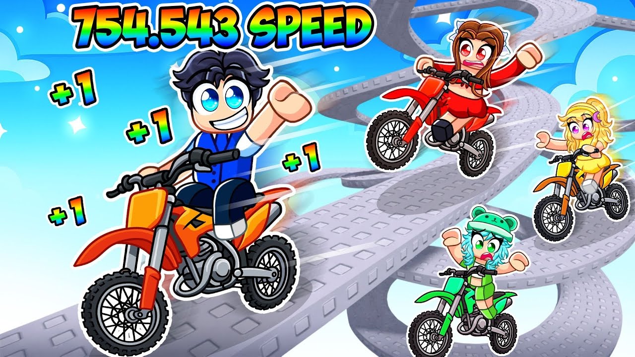 I Spent $673,837 In Roblox +1 Speed Per Second On A BIKE…