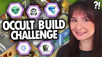 Every room is a DIFFERENT OCCULT challenge in The Sims 4