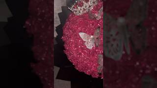 100 glitter roses for her✨ #glitter #roses #glitterroses #pinkroses #pinkrose #rosebouquet