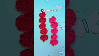 Crochet Heart Garland pattern walkthrough #crochet