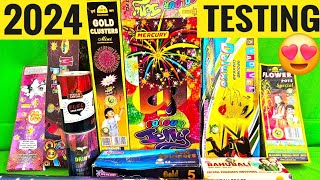 Crackers Testing 2024 | Different types of Firecrackers testing | Diwali ke Patakhe | Diwali Stash