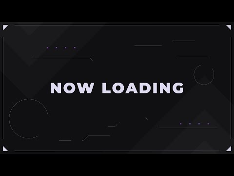 【無料動画素材】カッコいい待機画面素材 モーションテキスト待機画面