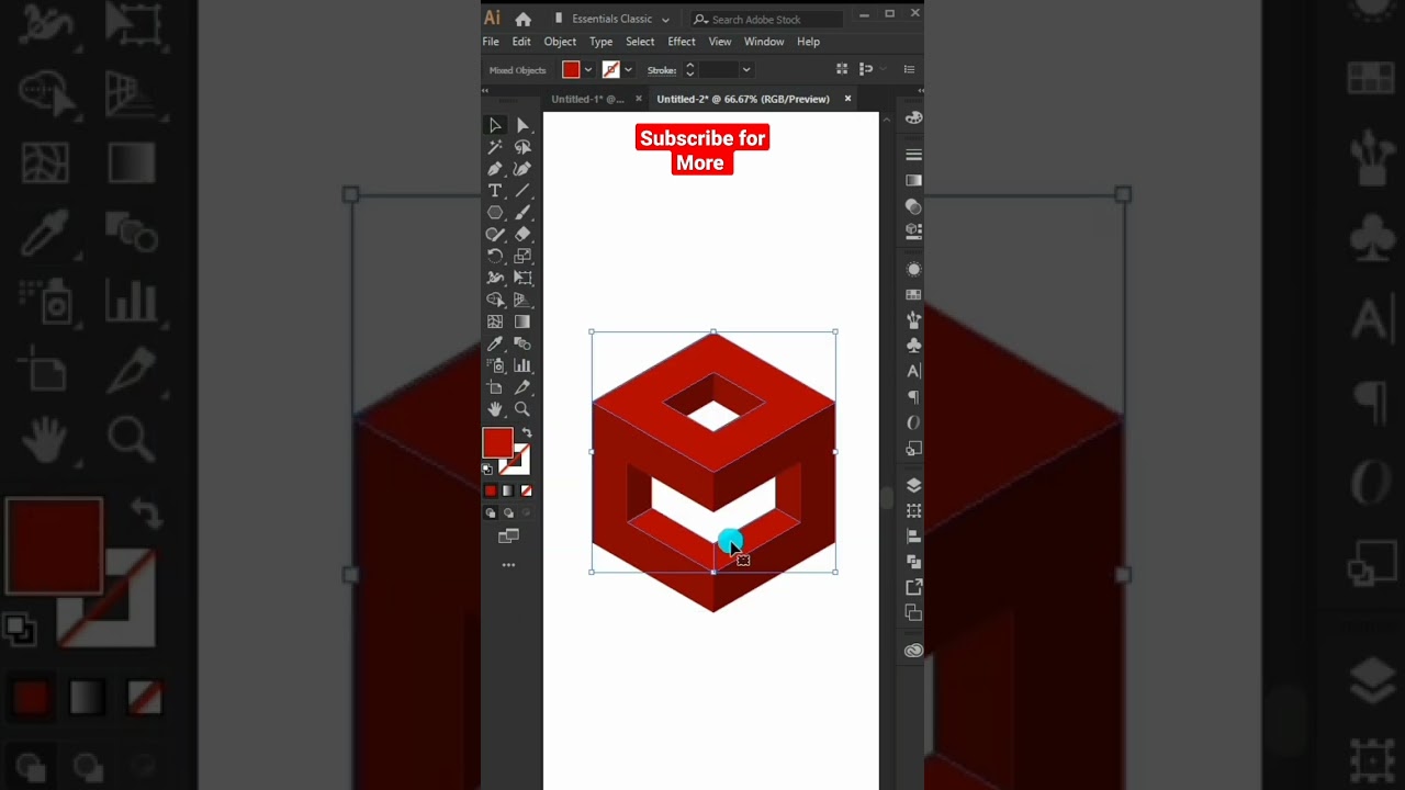 3 Hexagon Logo Design Tutorial 
