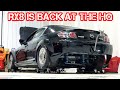 Mzr swapped rx8 drag car build is back at spooling up performance hq the guys are hyped
