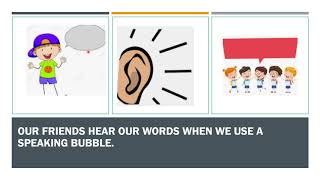 think bubble and speaking bubble video