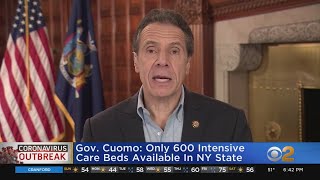 Gov. Cuomo: Only 600 Intensive Care Beds Available In NY State