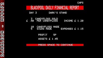 Oric 1/Atmos - Candyfloss & Hangman © 1983 IJK - Gameplay