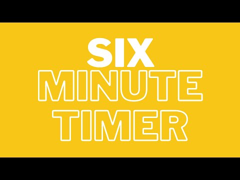 6 Minute Timer (Yellow)