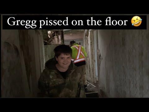Roof repair, greasey burgers. Abandoned house