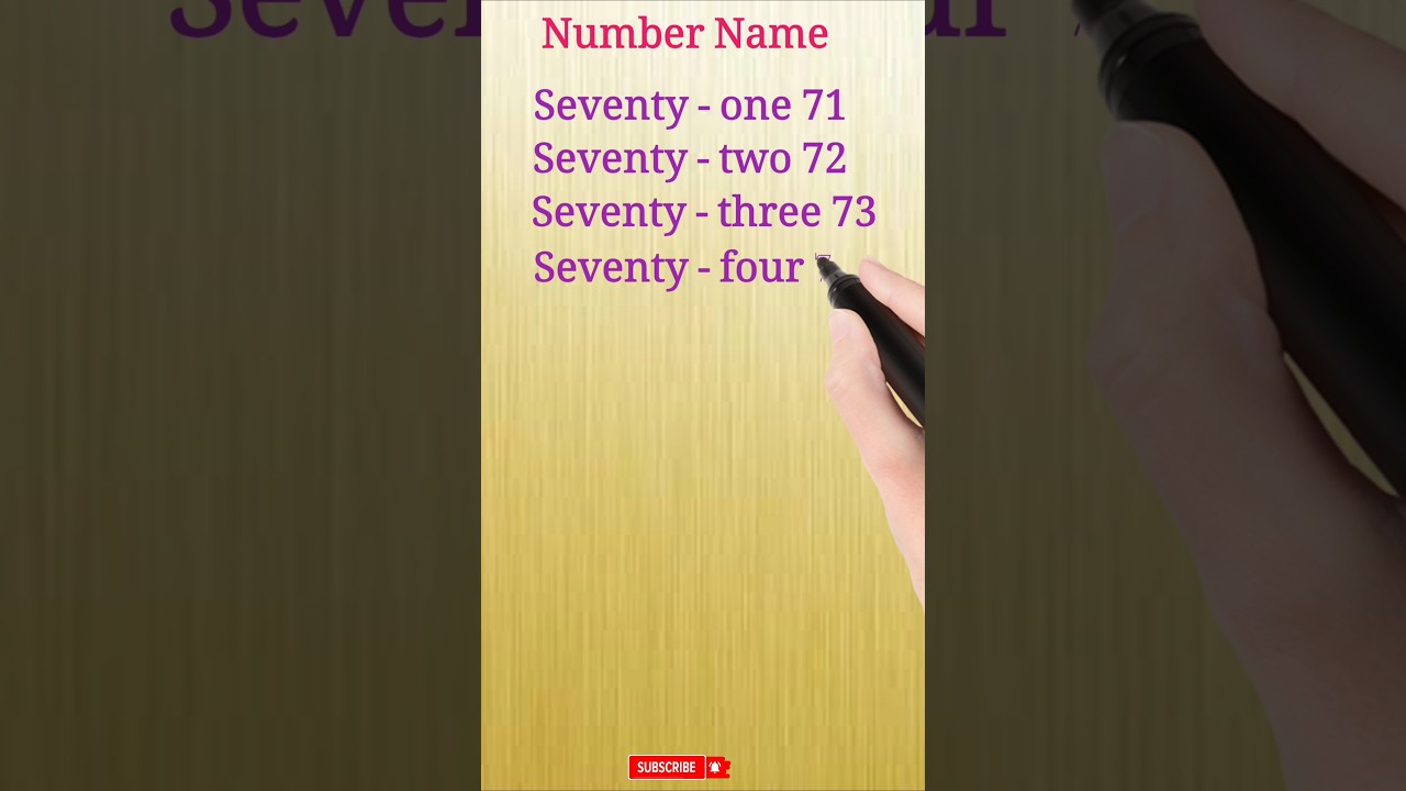 Number Name from 71 to 80 | Write in words  | Lkg maths worksheet  | 